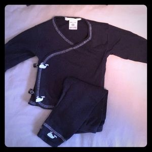Navy whale wrap set